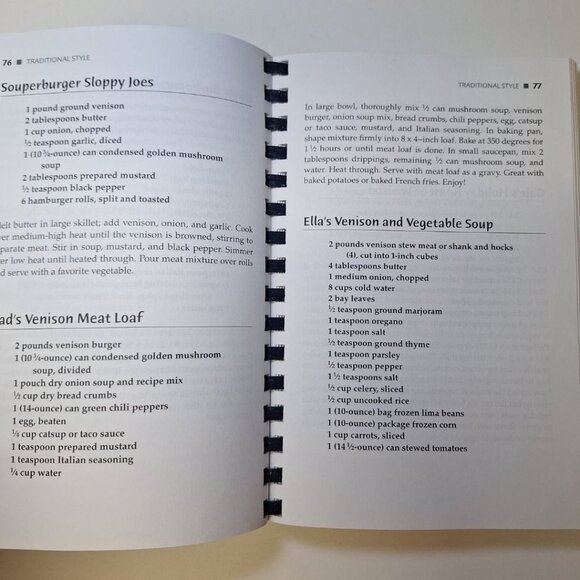 Quality Venison Cookbook Deer Recipes Loder 2008 Hunter Grilling Crockpot Guide - Picture 5 of 9